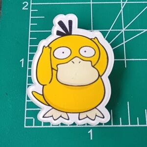 2/$10 Pokemon Yellow Psyduck Acrylic Pin